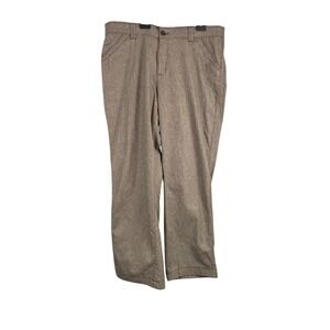 Lee "Sinfully Soft" Women's Size 16 Medium‎ Brown Tweed Stretch Pants Casual